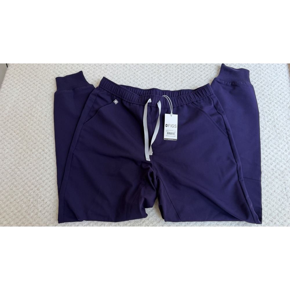 FIGS Tansen Jogger Scrub Pants Men's L Dark purple